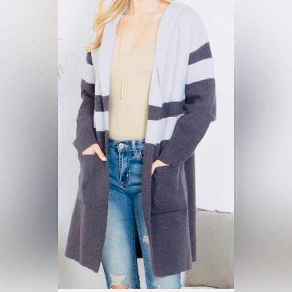 Sweater Hooded Cardigan, Women’s Size Small (oversized) NWOT - Picture 6 of 7